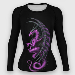 Рашгард женский Purple Dragon, цвет: 3D-принт