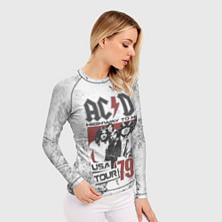 Рашгард женский ACDC, цвет: 3D-принт — фото 2