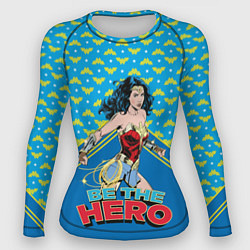 Рашгард женский Be the hero, цвет: 3D-принт