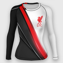 Рашгард женский Liverpool F C, цвет: 3D-принт