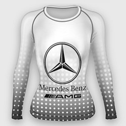 Рашгард женский Mercedes-Benz, цвет: 3D-принт