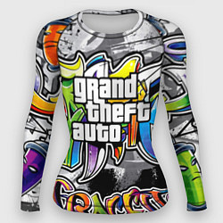 Рашгард женский GTA, цвет: 3D-принт