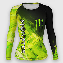 Рашгард женский MONSTER ENERGY, цвет: 3D-принт