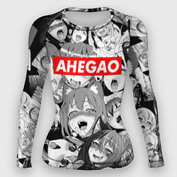 Рашгард женский AHEGAO АХЕГАО, цвет: 3D-принт