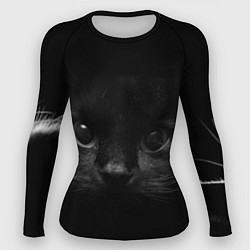 Женский рашгард Чёрный кот
