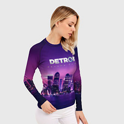Рашгард женский Detroit Become Human S, цвет: 3D-принт — фото 2