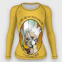 Рашгард женский Senku Ishigami, цвет: 3D-принт