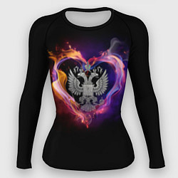 Рашгард женский Герб, цвет: 3D-принт