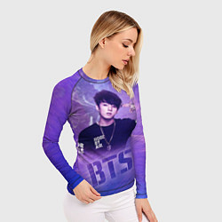 Рашгард женский BTS, цвет: 3D-принт — фото 2