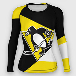Рашгард женский Pittsburgh Penguins Exclusive, цвет: 3D-принт