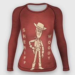 Рашгард женский Sheriff Woody, цвет: 3D-принт