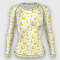 Рашгард женский Банановый рай, цвет: 3D-принт