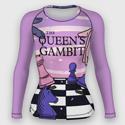 Рашгард женский The Queens Gambit, цвет: 3D-принт