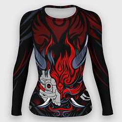 Рашгард женский SAMURAI LVL UP, цвет: 3D-принт