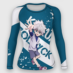 Рашгард женский Киллуа Золдик, цвет: 3D-принт