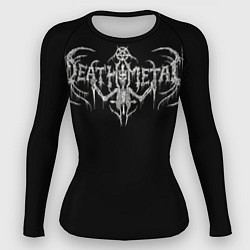 Рашгард женский Deathmetal, цвет: 3D-принт