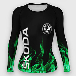 Рашгард женский SKODA, цвет: 3D-принт