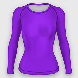 Рашгард женский Фиолетовый, цвет: 3D-принт