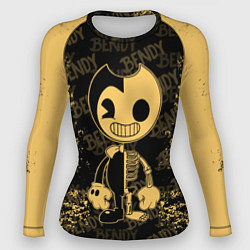 Женский рашгард Bendy And The Ink Machine краска