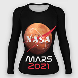Рашгард женский NASA Perseverance, цвет: 3D-принт