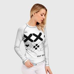 Рашгард женский Desert Eagle: Printstream White, цвет: 3D-принт — фото 2