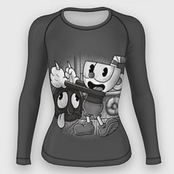 Рашгард женский CUPHEAD, цвет: 3D-принт