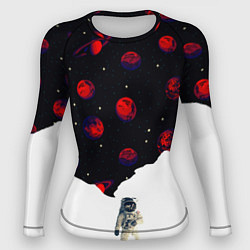 Женский рашгард Мысли космонавта про космос