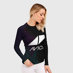 Рашгард женский AVICII RAIBOW STYLE, цвет: 3D-принт — фото 2
