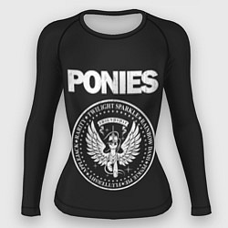 Женский рашгард Pony x Ramones