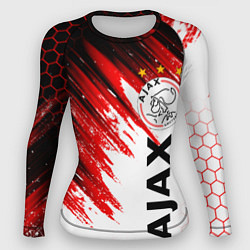 Рашгард женский FC AJAX AMSTERDAM ФК АЯКС, цвет: 3D-принт