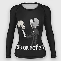 Рашгард женский 2B OR NOT 2B, цвет: 3D-принт