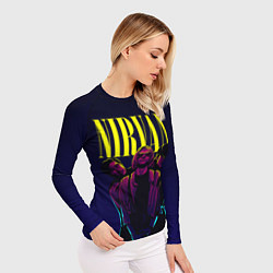 Рашгард женский Nirvana Neon, цвет: 3D-принт — фото 2