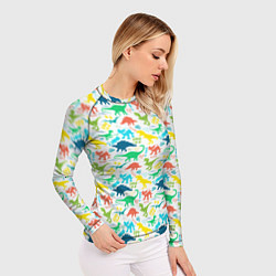 Рашгард женский DINOSAUR, цвет: 3D-принт — фото 2