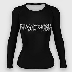Рашгард женский Phasmophobia logo, цвет: 3D-принт