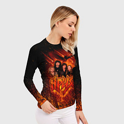 Рашгард женский Ария в огне, цвет: 3D-принт — фото 2