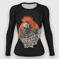 Рашгард женский Punk Rock, цвет: 3D-принт