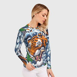 Рашгард женский Тигр, цвет: 3D-принт — фото 2
