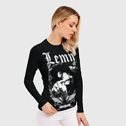Рашгард женский RIP Lemmy, цвет: 3D-принт — фото 2