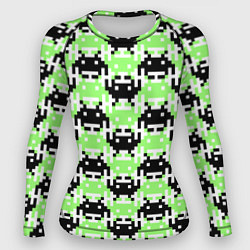 Рашгард женский Space Invaders Old game Z, цвет: 3D-принт