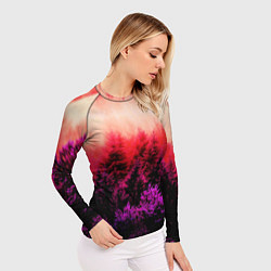Рашгард женский КРАСНАЯ ОСЕНЬ, цвет: 3D-принт — фото 2