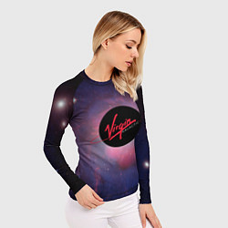 Рашгард женский Virgin Galactic космос, цвет: 3D-принт — фото 2
