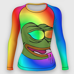 Женский рашгард Pepe rainbow