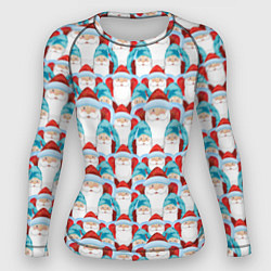 Рашгард женский Дедушки Морозы, цвет: 3D-принт