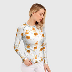 Рашгард женский Patern Halloween 23, цвет: 3D-принт — фото 2