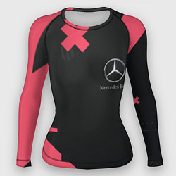 Рашгард женский Мерседес Mersedes, цвет: 3D-принт