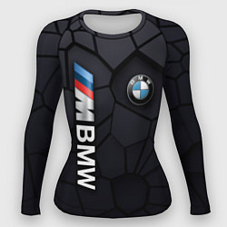 Рашгард женский BMW sport 3D плиты 3Д плиты, цвет: 3D-принт