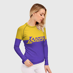 Рашгард женский KobeBryant Los Angeles Lakers,, цвет: 3D-принт — фото 2