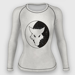 Рашгард женский Лунные волки ранний лого цвет легиона, цвет: 3D-принт