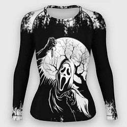 Рашгард женский Крик Хэллоуин Хоррор Scream Halloween, цвет: 3D-принт