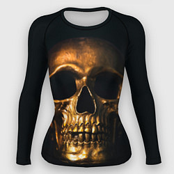 Рашгард женский Gold Skull, цвет: 3D-принт